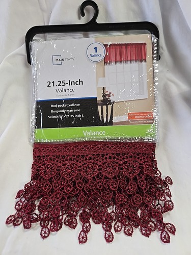 Mainstays 25 valance - 50"×, 21.25"