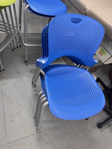 Herman miller blue chair set - herman,
