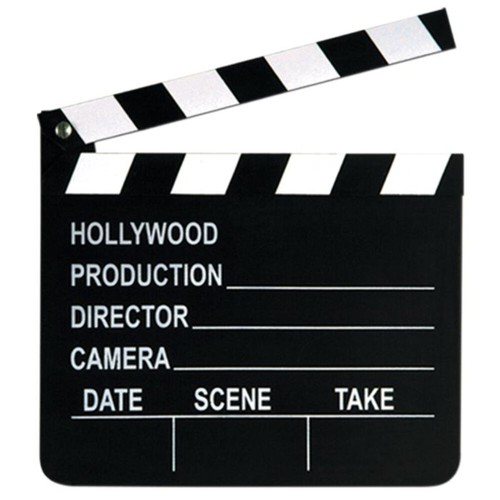 Movie set clapboard - set,