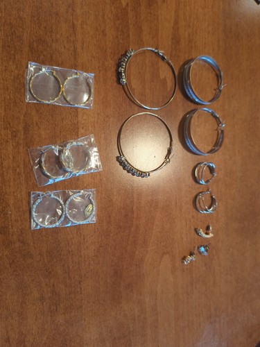 Lot six pairs earrings - lot, of