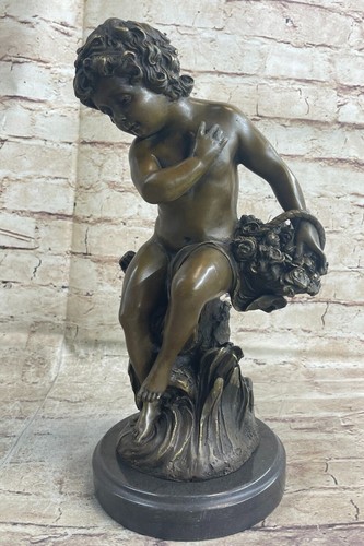 Garden sculpture cherub angel - garden,