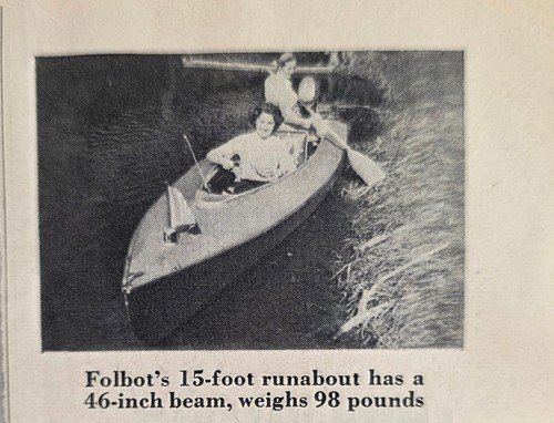 1955 magazine photo folbot - magazine,