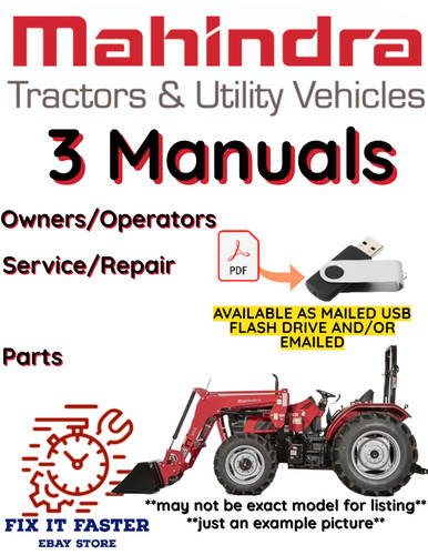 Mahindra 7520 tractor manual - 7520,