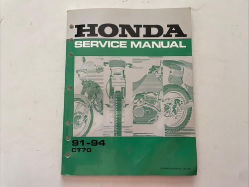Original honda service manual - original,
