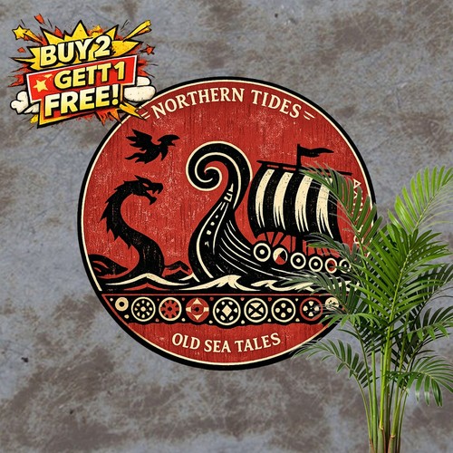 Viking norse ship dragon - norse,