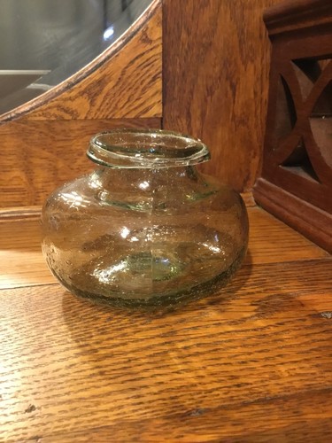 Blown glass vase cute - blown,