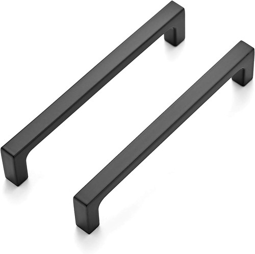 Matte black square solid - square,