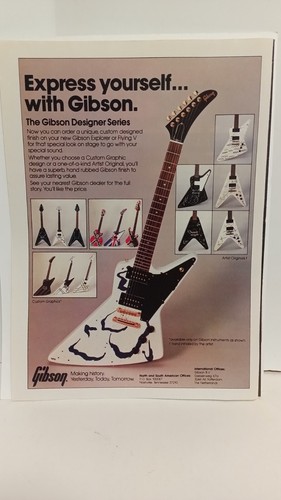 1984 gibson guitars designer - gibson,