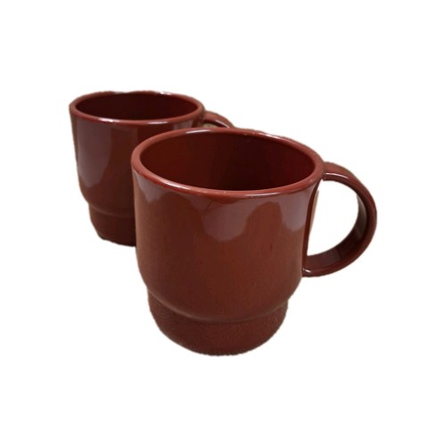 Vintage retro brown tupperware - vintage/retro,