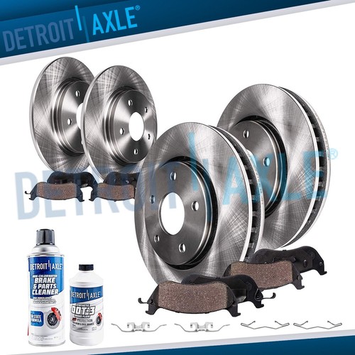 Front rear disc rotors - rear,