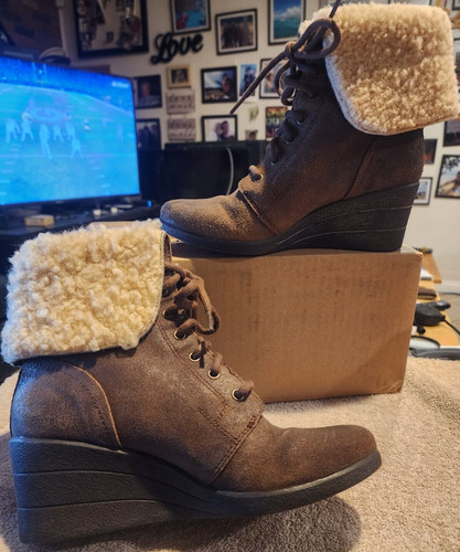 Ugg leather womens brown - leather,