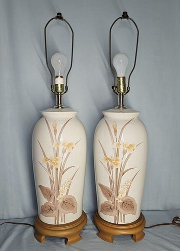 Ming style urn table lamp - style,