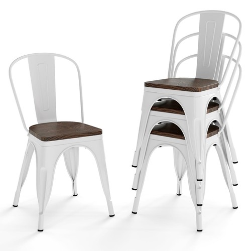 Giantex metal dining chairs - metal,