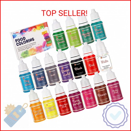 Food coloring liquid set - food, set,18