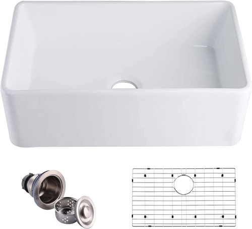 White farmhouse sink - white,