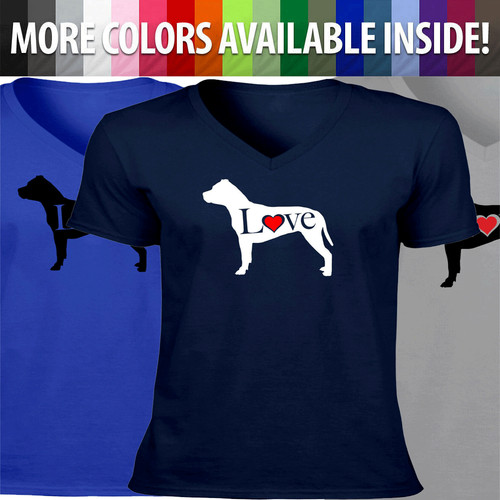 Love bull terrier pit dog - bull, mens