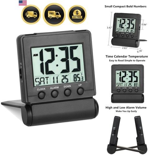 Digital travel alarm clock - digital,