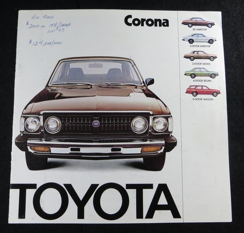 1974 toyota corona - ,
