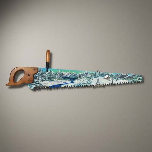 Hand painted warranted saw - hand,
