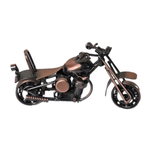 Welded motorcycle sculpture - motorcycle,