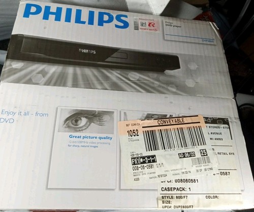 Philips dvd player dvp2800 - philips,