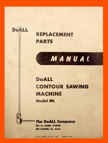 Doall bandsaw saw - doall, and