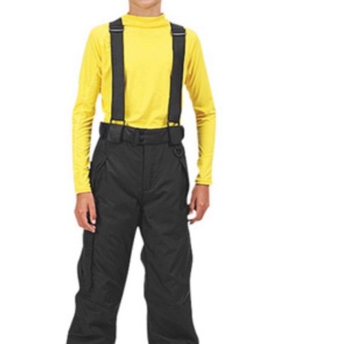 Black insulated snow pants ski - snow,
