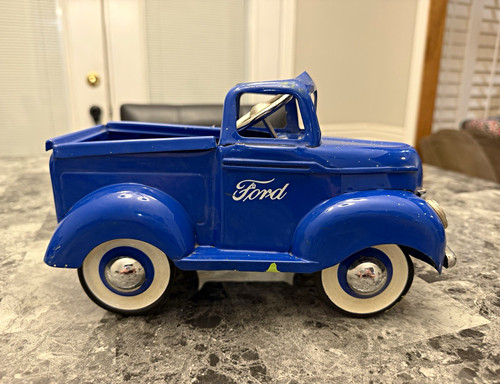Ford blue pedal car pickup - pedal,