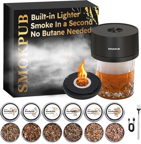 Electric whiskey smoker - , with