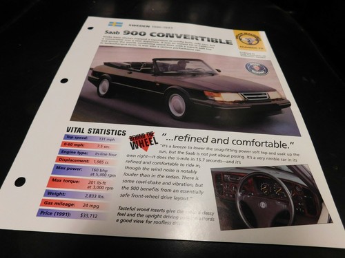 1986 1993 saab - 900, convertible