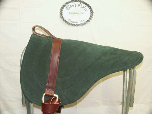 Leather bareback adult saddle - adult,