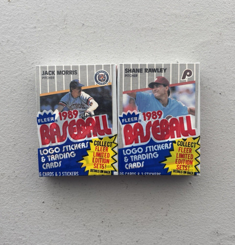 Lot 1989 mlb - lot, fleer