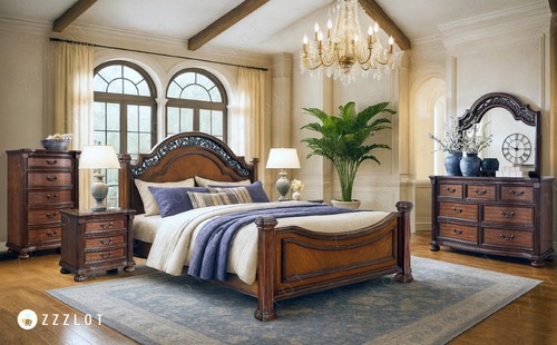 New 5pc queen - new, bedroom