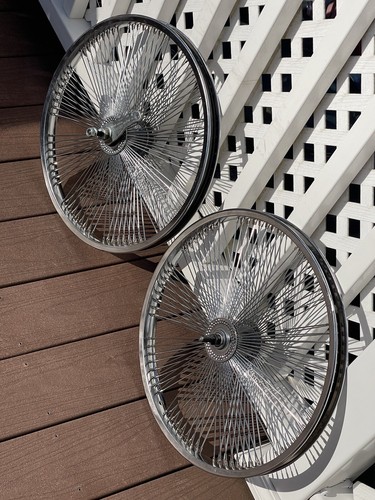 Chrome 144 fan spoke wheels - fan,