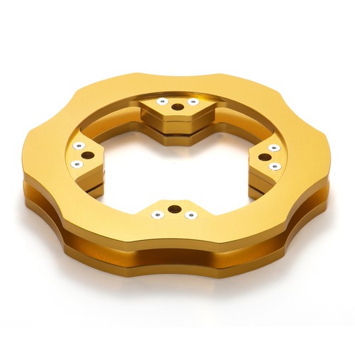 Aluminum dual sprocket guard - aluminum,