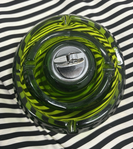 Viking green glass table - viking,