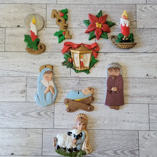 Vintage nativity ornament - nativity,