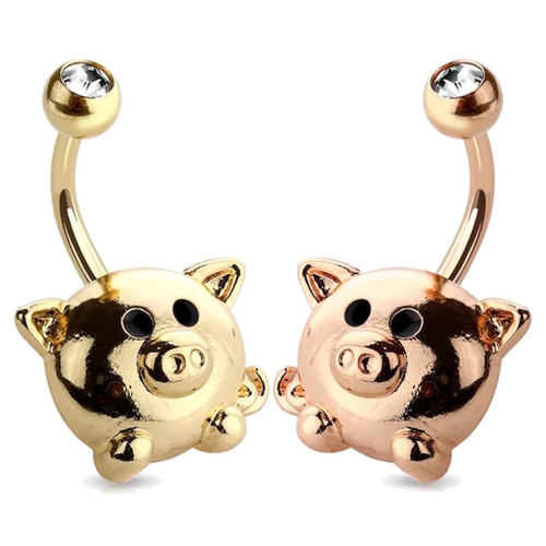 Pig belly ring - ring, 316l