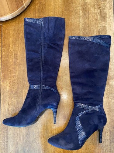 Impo sheryl navy blue - sheryl, suede