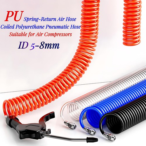 Recoil air hose - air, coiled