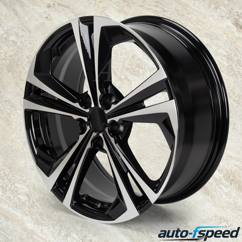 Wheel machined black rim - wheel,