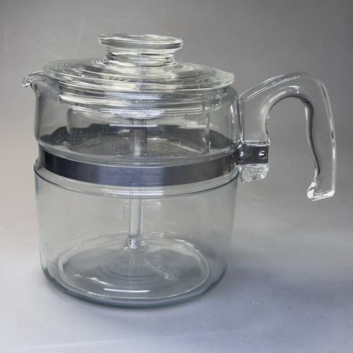 Vtg pyrex percolator glass - percolator,
