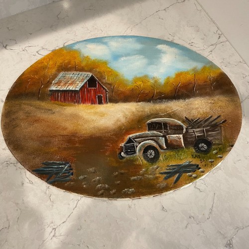 Vintage canvas paint art - paint,