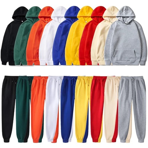 Men basic fleece tracksuits - fleece,