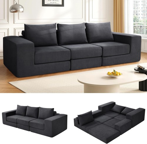 110 seat boneless couch - 3-seat,