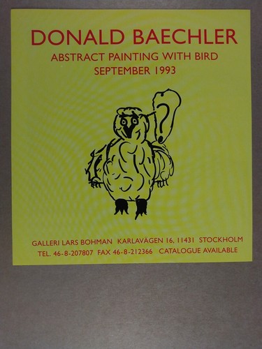 1993 donald baechler abstract - baechler,