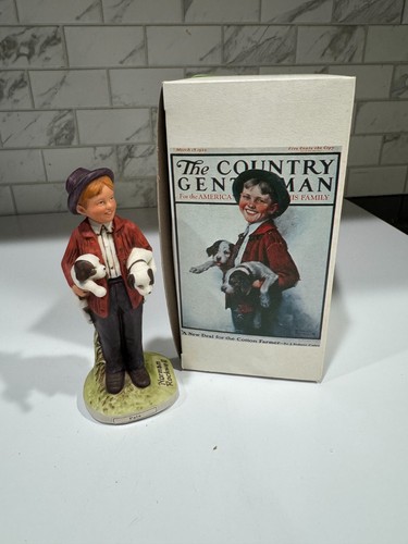 Norman rockwell pals figurine - rockwell,