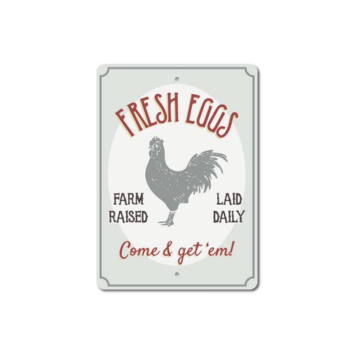 Fresh eggs sign - fresh, farm