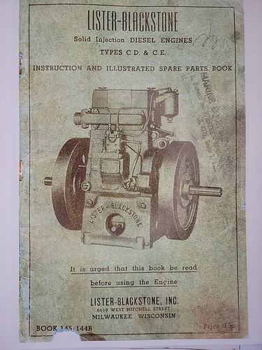 Lister blackstone c e - lister, &