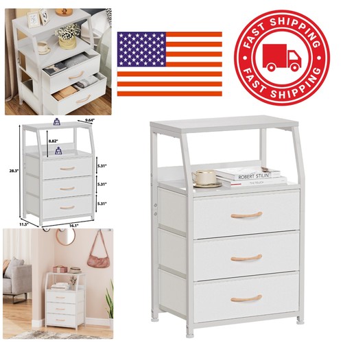 Small white night - stand, with